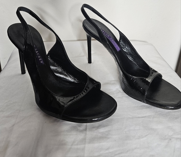 Ralph Lauren Purple label Patent Leather  Slingbacks - Picture 2 of 8